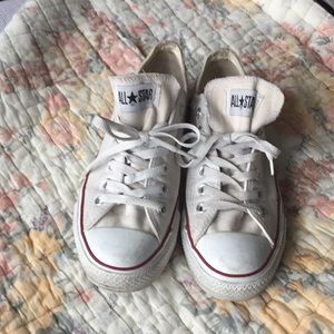 White Low Top Converse